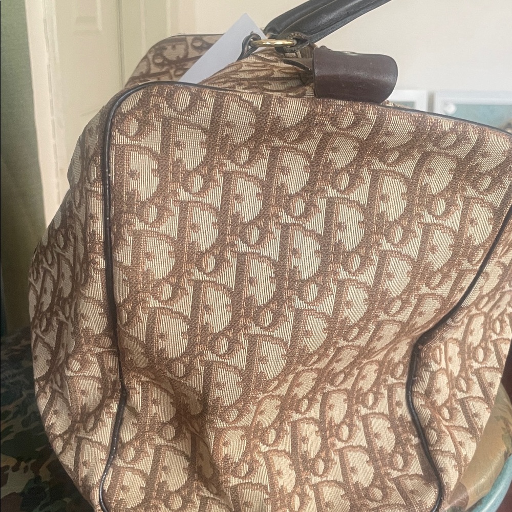 Dior Brown Monogram Duffel Bag - Picture 2 of 4
